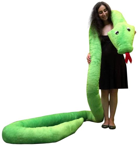 huge plush snake|giant stuffed snake plush.